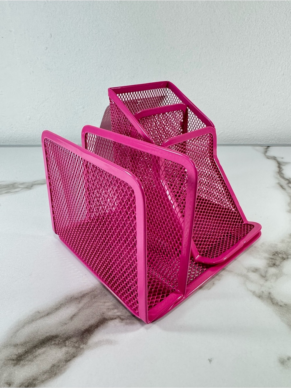 2 Pcs 3-Drawer & Compartment Metal Mesh Office Home Desktop Storage Organizer - Picture 9 of 11